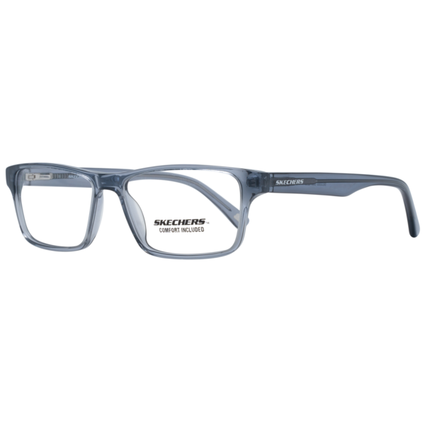 Skechers Brille SE3355 52086 – 45° Seitenansicht Skechers )} Brille SE3355 52086 in Grau
