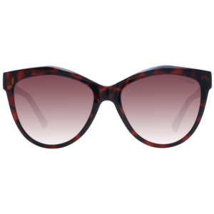 Skechers Sonnenbrille SE6104 5552H – Frontansicht mit Kunststoff Rahmen und Braun Gläsern