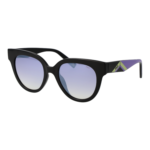 Fila Rund Sonnenbrille SFI119V 51Z42X in Schwarz – 45° Seitenansicht