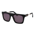 Police Rechteck Sonnenbrille SPLF71M 53700Y in Schwarz – 45° Seitenansicht