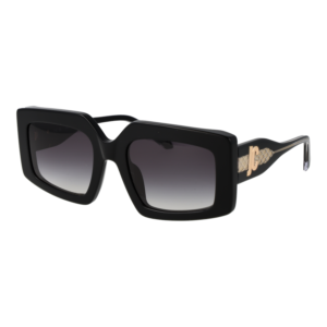 Just Cavalli Rechteck Sonnenbrille SJC020V 540700 in Schwarz – 45° Seitenansicht