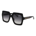 Just Cavalli Rechteck Sonnenbrille SJC023 53700Y in Schwarz – 45° Seitenansicht