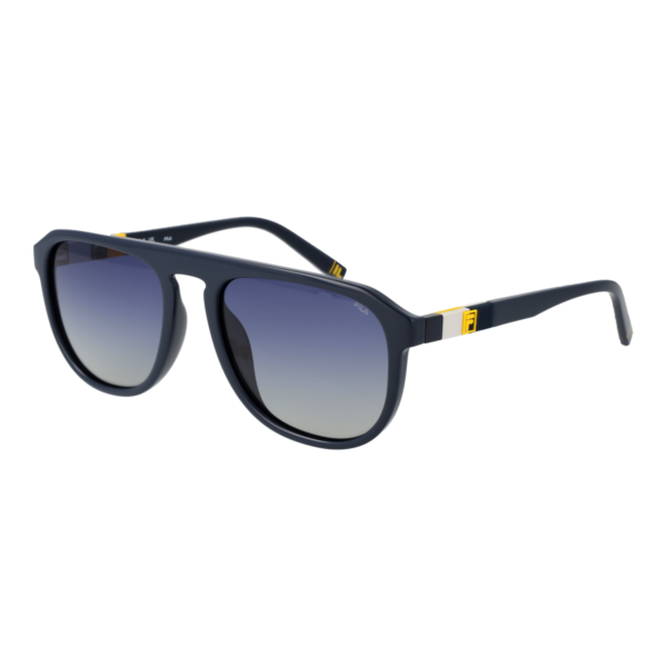 Fila Pilotenbrille Sonnenbrille SFI528 566EMP in Blau – 45° Seitenansicht