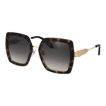 Just Cavalli Rechteck Sonnenbrille SJC041 530978 in Schwarz – 45° Seitenansicht