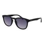 Police Rund Sonnenbrille SPLN85 520700 in Schwarz – 45° Seitenansicht