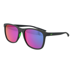Nike Quadrat Sonnenbrille EV1199 55013 in Schwarz – 45° Seitenansicht