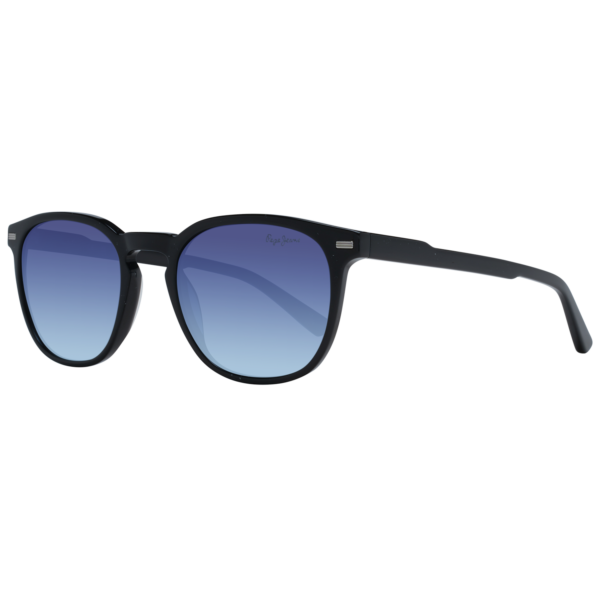 Pepe Jeans Quadrat Sonnenbrille PJ7406 52080 in Schwarz – 45° Seitenansicht