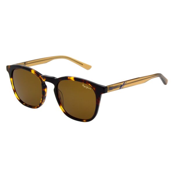 Pepe Jeans  Sonnenbrille PJ7409 53101P in Braun – 45° Seitenansicht