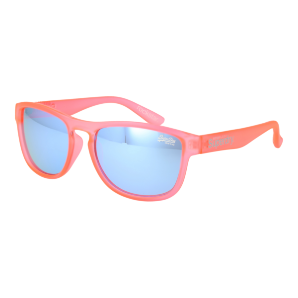 Superdry Rechteck Sonnenbrille SDS Rockstar 54172 in Orange – 45° Seitenansicht