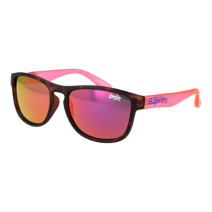 Superdry Browline Sonnenbrille SDS Rockstar 54151 in Schwarz – 45° Seitenansicht