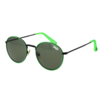 Superdry Rund Sonnenbrille SDS Enso 49013 in Grün – 45° Seitenansicht