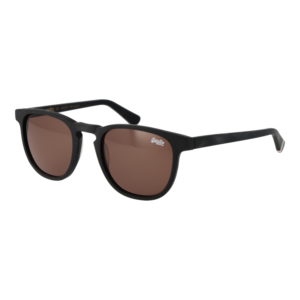 Superdry Panto Sonnenbrille SDS Roku 48127 in Schwarz – 45° Seitenansicht