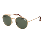 Superdry Rund Sonnenbrille SDS Indianna 53001 in Gold – 45° Seitenansicht