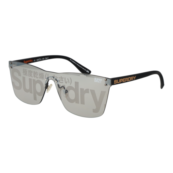 Superdry Monoscheibe Sonnenbrille SDS Electroshock 13127 in Schwarz – 45° Seitenansicht