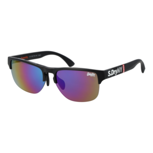 Superdry Browline Sonnenbrille SDS Laserlight 55104 in Schwarz – 45° Seitenansicht