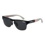 Superdry Browline Sonnenbrille SDS Laserlight 55106 in Blau – 45° Seitenansicht