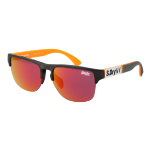 Superdry Browline Sonnenbrille SDS Laserlight 55108 in Schwarz – 45° Seitenansicht