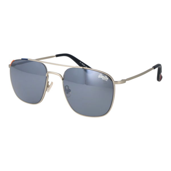 Superdry Pilotenbrille Sonnenbrille SDS Archer 52002 in Silber – 45° Seitenansicht