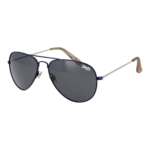Superdry Pilotenbrille Sonnenbrille SDS Heritage 58212 in Blau – 45° Seitenansicht