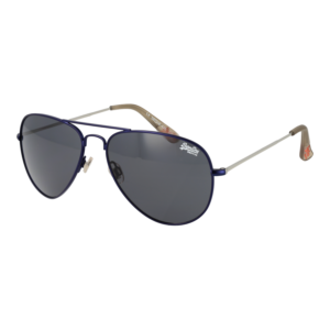 Superdry Pilotenbrille Sonnenbrille SDS Heritage 58212 in Blau – 45° Seitenansicht