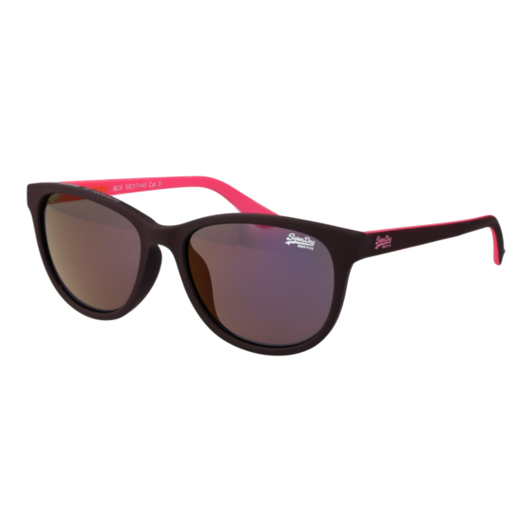 Superdry Panto Sonnenbrille SDS Lizzie 55161 in Lila – 45° Seitenansicht