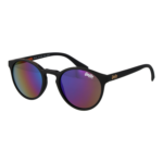 Superdry Rund Sonnenbrille SDS Saratoga 47104 in Schwarz – 45° Seitenansicht