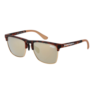 Superdry Browline Sonnenbrille SDS Superflux 56102 in Braun – 45° Seitenansicht