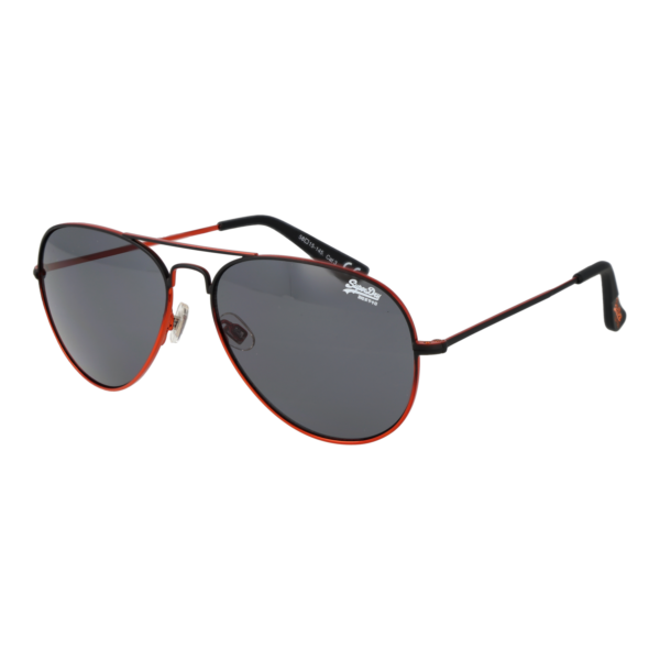Superdry Pilotenbrille Sonnenbrille SDS Heritage 58025 in Schwarz – 45° Seitenansicht