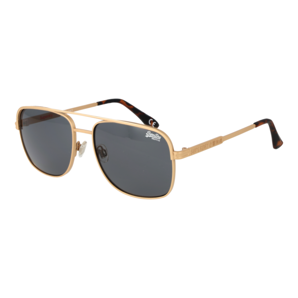 Superdry Pilotenbrille Sonnenbrille SDS Miami 56001 in Gold – 45° Seitenansicht