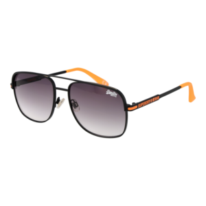 Superdry Pilotenbrille Sonnenbrille SDS Miami 56004 in Schwarz – 45° Seitenansicht