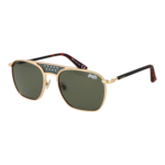 Superdry Quadrat Sonnenbrille SDS Trophy 54001 in Gold – 45° Seitenansicht