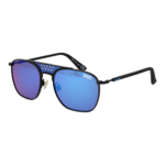 Superdry Quadrat Sonnenbrille SDS Trophy 54014 in Schwarz – 45° Seitenansicht