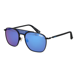 Superdry Quadrat Sonnenbrille SDS Trophy 54014 in Schwarz – 45° Seitenansicht