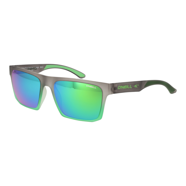 O'Neill Sonnenbrille ONS Beacons 2.0 55165P – 45° Seitenansicht O'Neill Quadrat Sonnenbrille ONS Beacons 2.0 55165P in Grau – 45° Seitenansicht