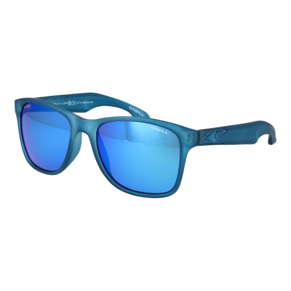 O'Neill Quadrat Sonnenbrille ONS Shore 2.0 55105P in Blau – 45° Seitenansicht