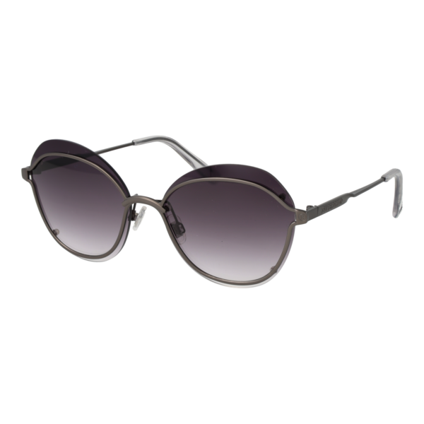 Superdry Schmetterling Sonnenbrille SDS Studiosadie 58002 in Gunmetal – 45° Seitenansicht