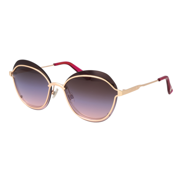 Superdry Schmetterling Sonnenbrille SDS Studiosadie 58201 in Rosé Gold – 45° Seitenansicht