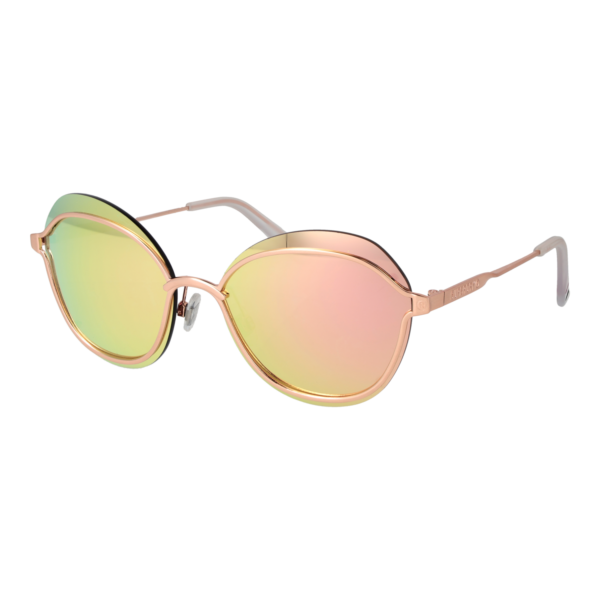 Superdry Schmetterling Sonnenbrille SDS Studiosadie 58272 in Rosé Gold – 45° Seitenansicht