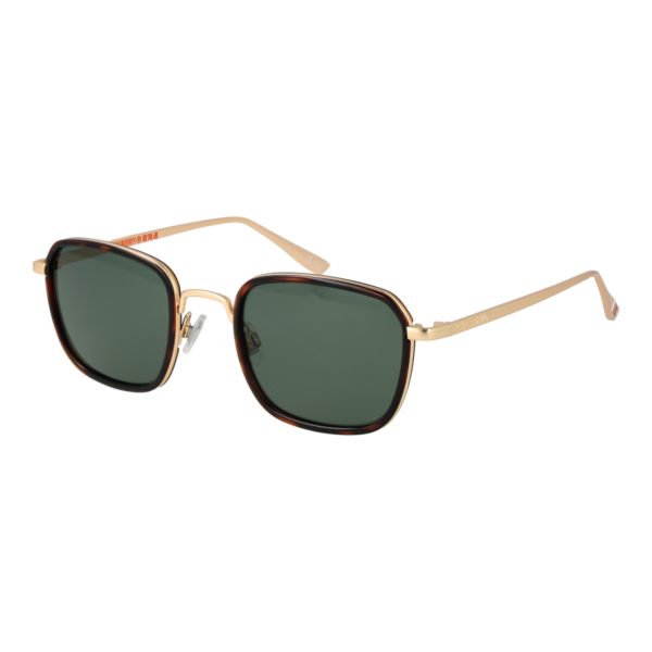 Superdry Quadrat Sonnenbrille SDS Vintageelite 51201 in Braun – 45° Seitenansicht