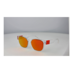 Superdry Quadrat Sonnenbrille SDS Xmono 53113 in Transparent – 45° Seitenansicht