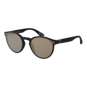 Superdry Rund Sonnenbrille SDS Xpixie 53104 in Schwarz – 45° Seitenansicht