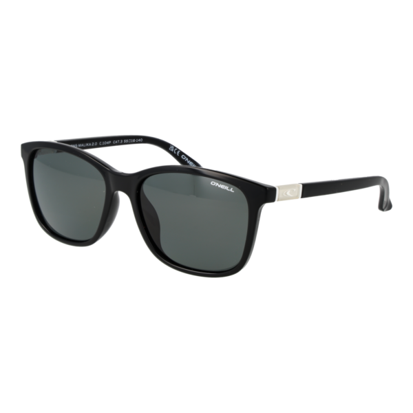 O'Neill Quadrat Sonnenbrille ONS Malika 2.0 55104P in Schwarz – 45° Seitenansicht