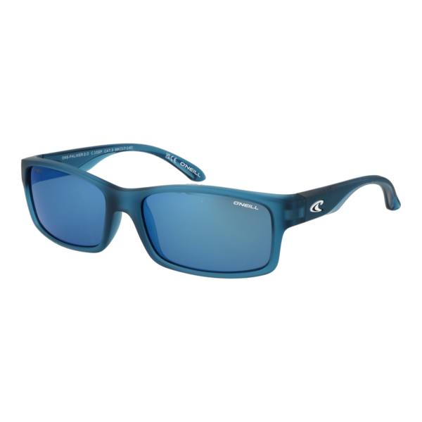 O'Neill Rechteck Sonnenbrille ONS Paliker 2.0 59105P in Blau – 45° Seitenansicht
