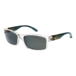 O'Neill Rechteck Sonnenbrille ONS Paliker 2.0 59113P in Transparent – 45° Seitenansicht