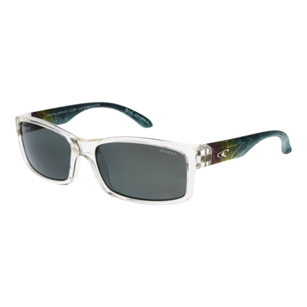 O'Neill Rechteck Sonnenbrille ONS Paliker 2.0 59113P in Transparent – 45° Seitenansicht