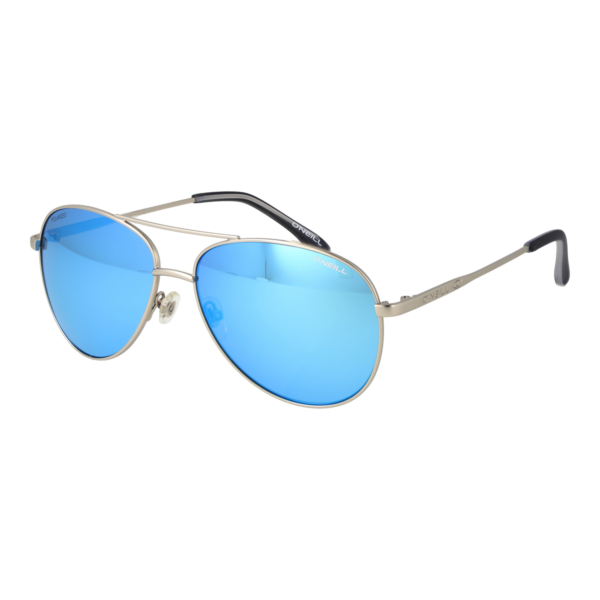 O'Neill Pilotenbrille Sonnenbrille ONS Pohnpei 2.0 59002P in Silber – 45° Seitenansicht