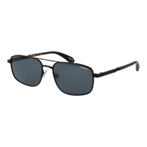 Superdry Rechteck Sonnenbrille SDS 5000 56004 in Schwarz – 45° Seitenansicht