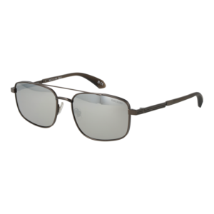 Superdry Rechteck Sonnenbrille SDS 5000 56005 in Gunmetal – 45° Seitenansicht