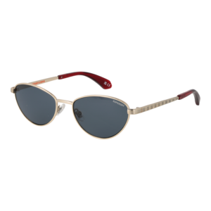 Superdry Katzenaugen Sonnenbrille SDS 5002 52202 in Silber – 45° Seitenansicht
