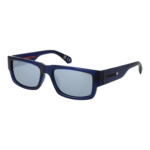 Superdry Rechteck Sonnenbrille SDS 5005 54106 in Blau – 45° Seitenansicht